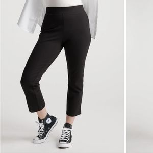 Quince Kick Flare Ponte Pants